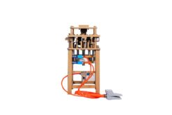 Máy đột dập nhôm Việt pháp, hệ 55 vát cạnh – 14 dao hơi